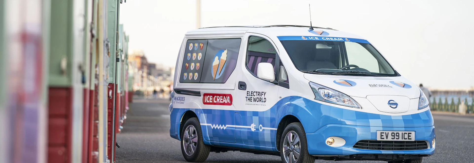 Nissan reveals new zero-emission ice cream van concept